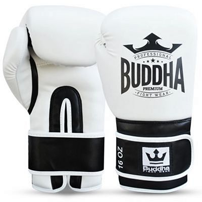 Buddha Boxing Glove Top Fight White