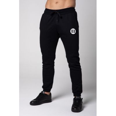 Elite Fightwear Logo Sweat Pants Black-White