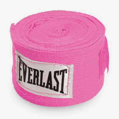 Everlast Cotton Handwraps 275cm Rosa
