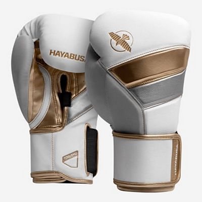 Hayabusa T3 Boxing Gloves Gold-Grå