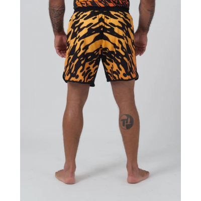 Kingz Flame Shorts Svart-Orange