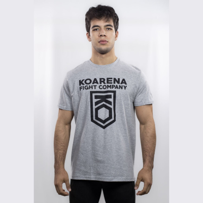 KOARENA Fight Company Logo T-Shirt Gris