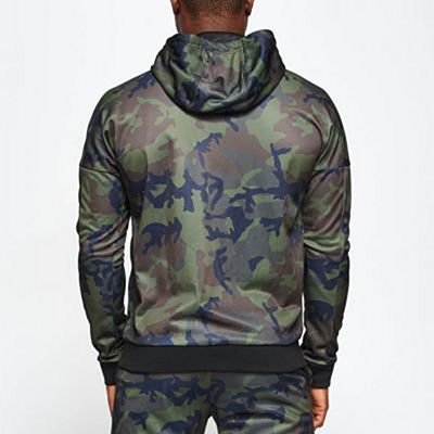 Leone 1947 Camo Hoodie Sweatshirt Verde