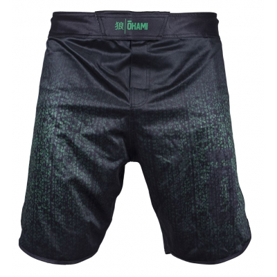 Okami Code Fightshorts Black-Green