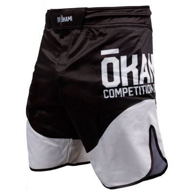 Okami Fight Shorts Competition Team White