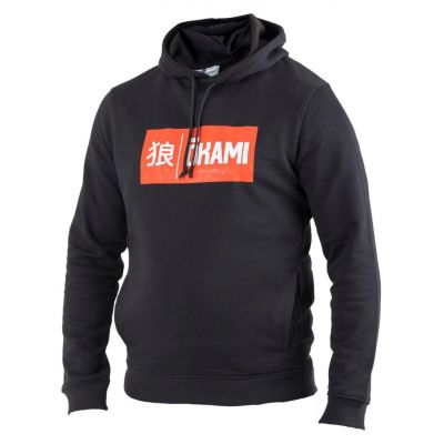 Okami Organic Hoodie Blocklogo Negro