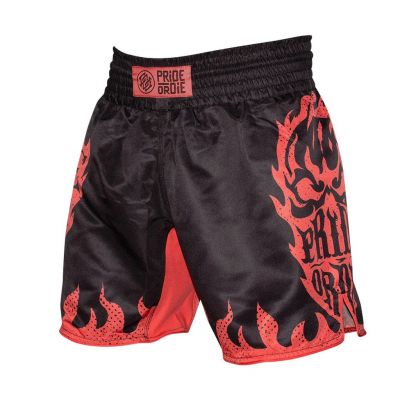 Pride Or Die Fightshort Reckless Flames Black
