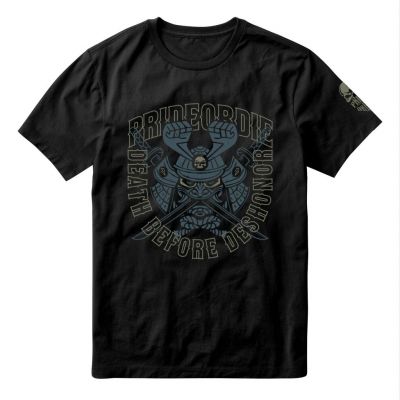 Pride Or Die Samurai T-shirt Black