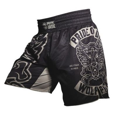 Pride Or Die Wolf Pack Fightshort Black