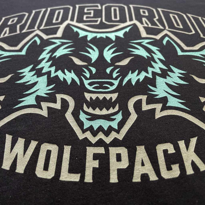 Pride Or Die Wolfpack V.3 T-Shirt Negro-Marron