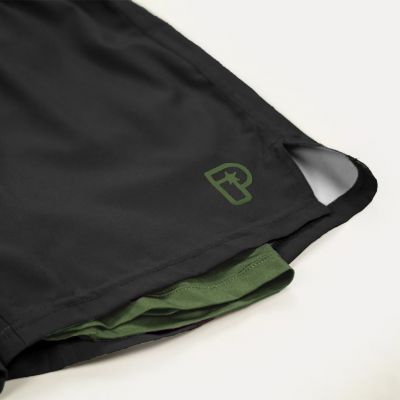 Progress Jiu Jitsu Academy + Hybrid Shorts Black-Green