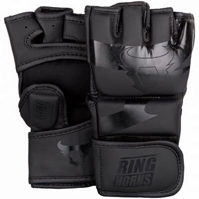 Ringhorns Charger MMA Gloves Black-Black
