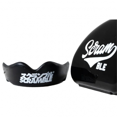Scramble MOUTH GUM SHIELD GUARD Negro