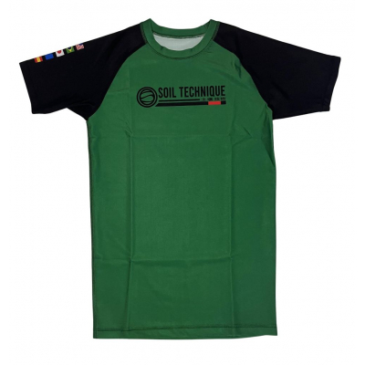 Soiltechnique Rashguard Logo Verde