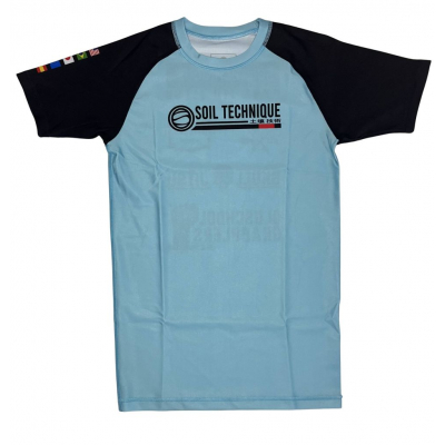 Soiltechnique Rashguard Logo Light Blue
